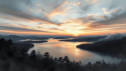 Evening variety of colours