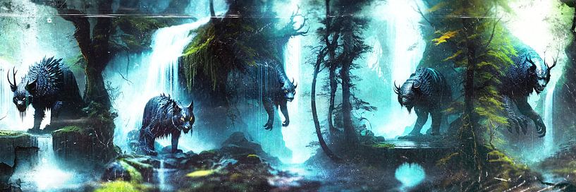 Loitering Creatures by Vic Bomers
