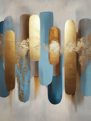 Abstrakte goldene Harmonie