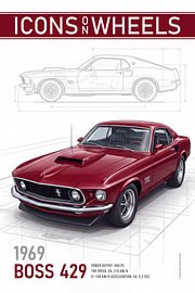 1969 Boss 429 van Ted Decker