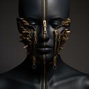 Digital created very beautiful sexy woman with bizarre fetish mask in high fashion style by Art Bizarre thumbnail