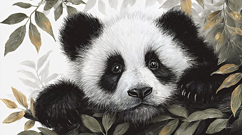Pandabeer / Pandabeertje van Gelissen Artworks