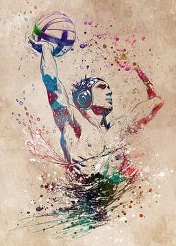 Waterpolo sport #sport #waterpolo van JBJart Justyna Jaszke