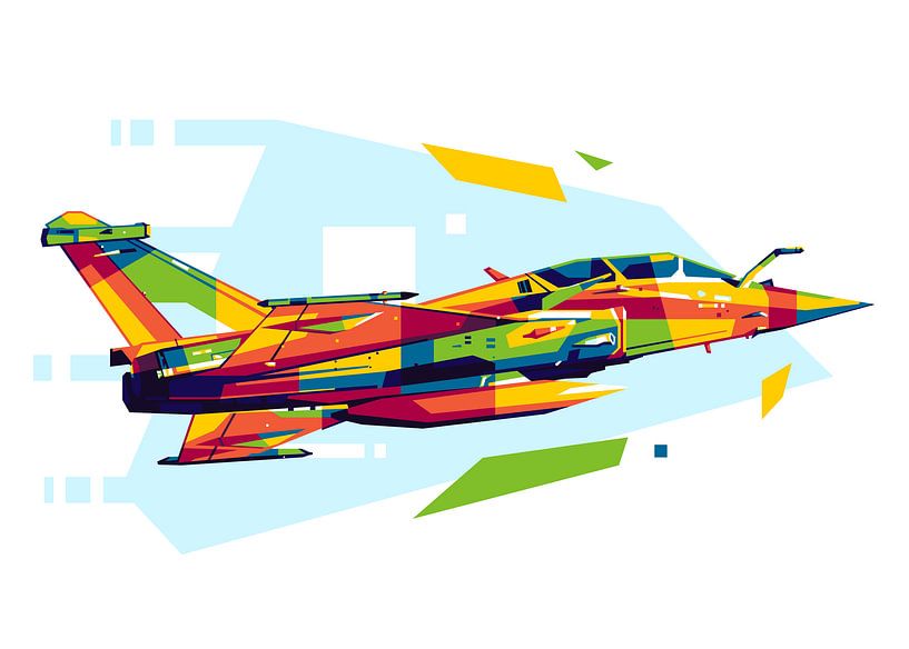 Dassault Rafale straaljager in WPAP van Lintang Wicaksono
