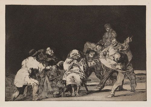 FRANCISCO GOYA, Hij die niet van je houdt, die je bespot, belastert je (De loyaliteit), 1816-1824