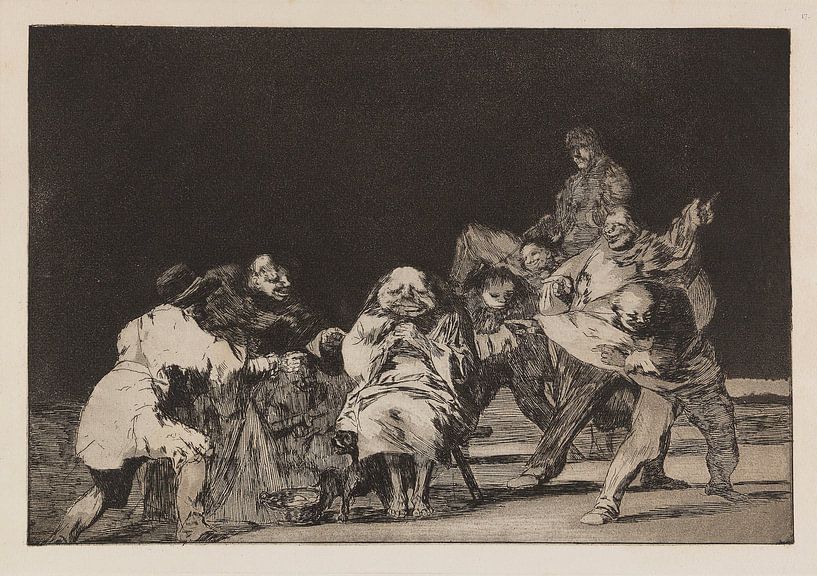 FRANCISCO GOYA, Der, der dich nicht liebt, der dich verhöhnt, der dich verleumdet (Die Treue), 1816- von Atelier Liesjes