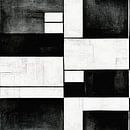 Schwarz-weißes Art-Deco-Muster #IV von Whale & Sons Miniaturansicht