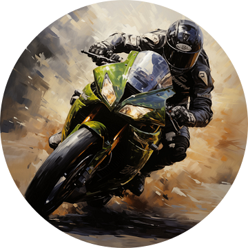 Kawasaki Ninja snelheid van TheXclusive Art