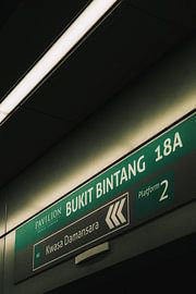 Urbaner Knotenpunkt: Bukit Bintang Station Kuala Lumpur von NZME Photography