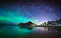Aurora and Milky Way by Wim Denijs thumbnail
