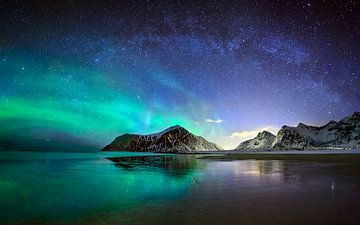 Aurora and Milky Way
