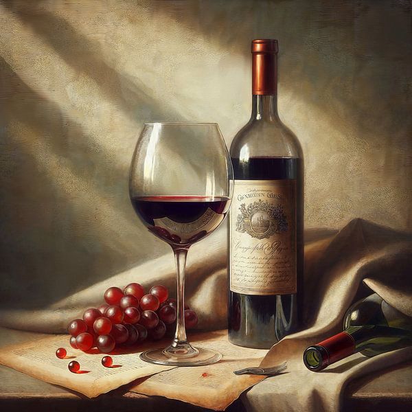 Red Wine IV by Art Studio RNLD