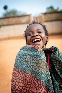 Portret Afrikaans meisje van Ellis Peeters