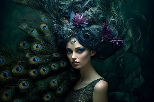 Make-up model soft light