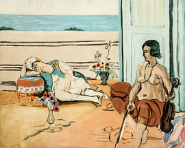 Odalisque on the Terrace, Henri Matisse