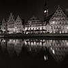 The Graslei in Ghent at night by MS Fotografie | Marc van der Stelt