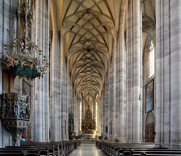 Dinkelsbühl, laatgotische kerk van Nick Wendt