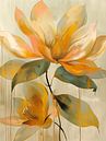 Bloemen geel van Bert Nijholt thumbnail