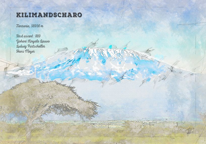 Kilimandjaro, Tanzanie par Theodor Decker