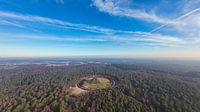 De Pyramide van Austerlitz vanuit de lucht.