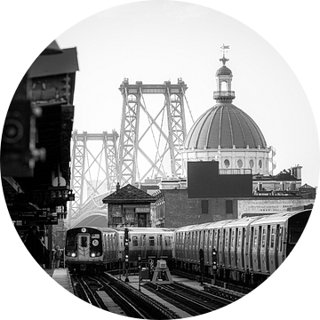 New York City Subway in Brooklyn van Sascha Kilmer