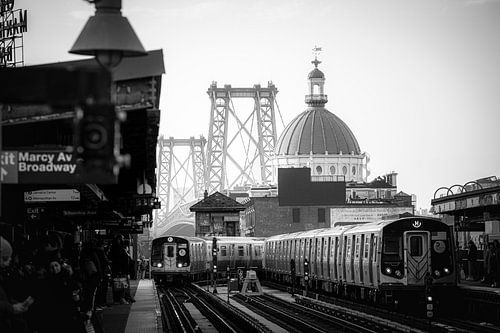 New York City Subway in Brooklyn