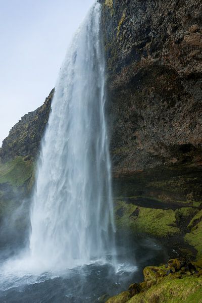 Behind the waterfall by Maarten Borsje