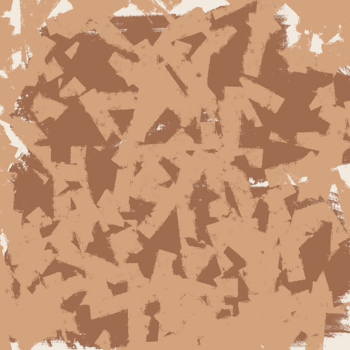 Wabi-sabi in earthy tones. Abstract painting