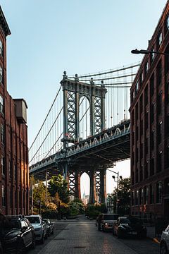 Manhattan Bridge New York van Jord Neeter