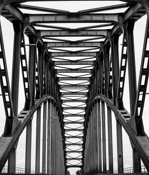 The old Ijsselbrug by Wouter Van der Zwan