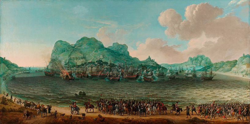 Victory over the Spanish near Gibraltar, 25 April 1607, Adam Willaerts by Masterful Masters