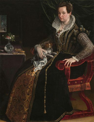Portret van Costanza Alidosi, Lavinia Fontana, Lavinia Fontana