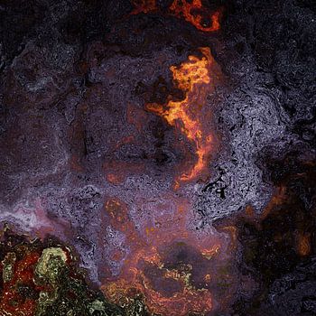 Marmor Abstraktion Kunst orange violett #Marmor