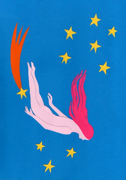 l'étoile filante par Karolina Grenczyk