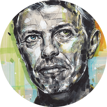 David Bowie portret van Jos Hoppenbrouwers