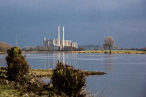 Das alte IJssel-Kraftwerk in Zwolle.