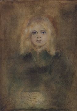 FRANZ VON LENBACH, Marion Lenbach, de dochter van de kunstenaar, rond 1897 van Atelier Liesjes