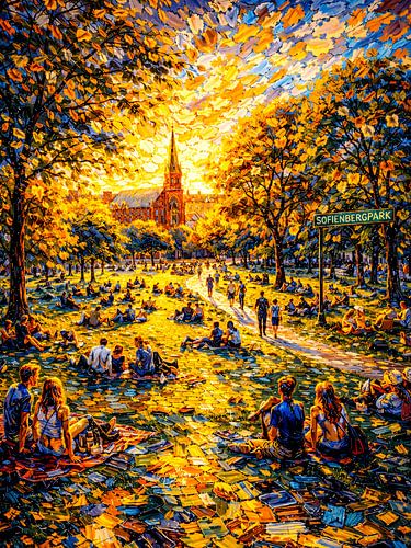 L'art de l'impasto au Sofienbergparken à Oslo