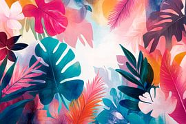 Tropical flora - Colourful by Poster Art Shop
