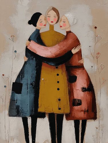 Hold me Close, modern portret over vriendschap