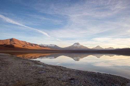 Zonsopkomst in de Atacama woestijn.