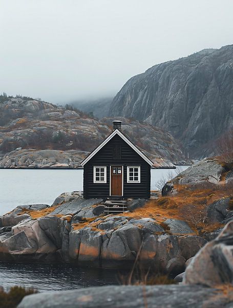 Herfstlandschap van fernlichtsicht