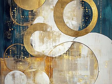 Abstraktes Gold von Wunderbare Kunst