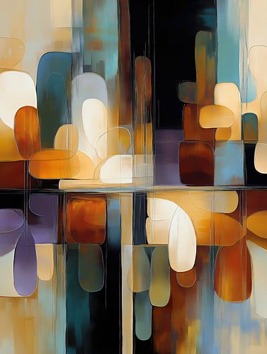 Kleurrijke Abstracte Harmonie