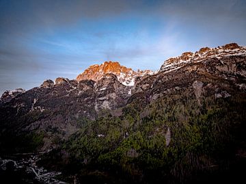 Gloeiende Civetta tijdens zonsondergang in Dolomieten! van Madan Raj Rajagopal