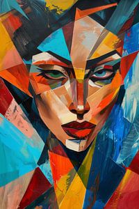 Pop Art Woman Geometric