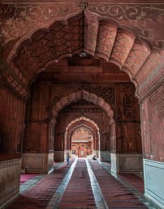 Vue sur la Mosquée rouge à Delhi sur Affect Fotografie
