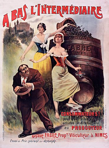 Jean de Paleologue - À bas l'intermédiaire (circa 1900)