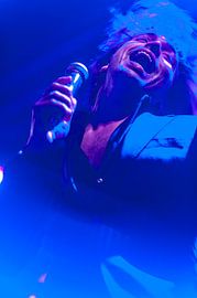 The artist in Blauw by Brian Morgan