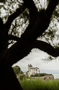 Vue de la Villa Belza à Biarritz